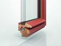 Holz-Fenster-Profil PaXretro78 mit 3-fach Verglasung