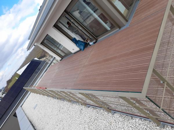 Holzbelag für Dachterrasse in Kronberg